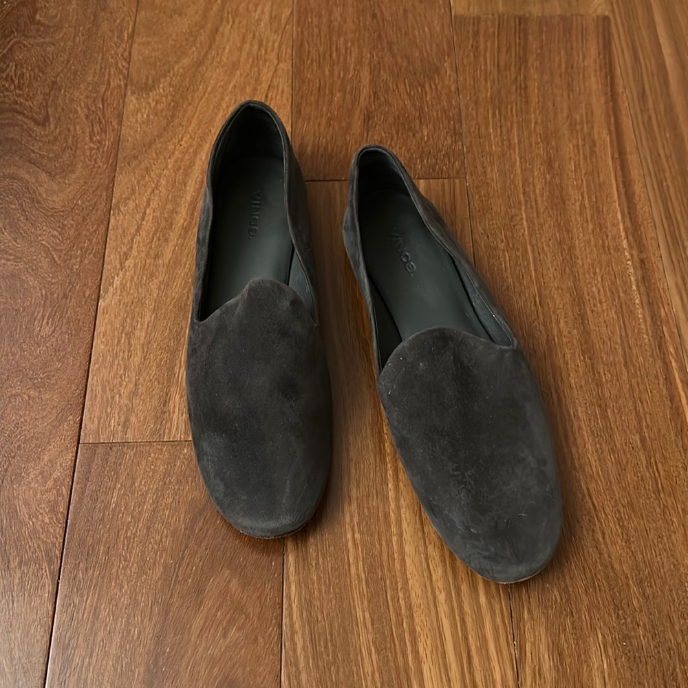 Vince size 9 / EU 39 gray driving loafers